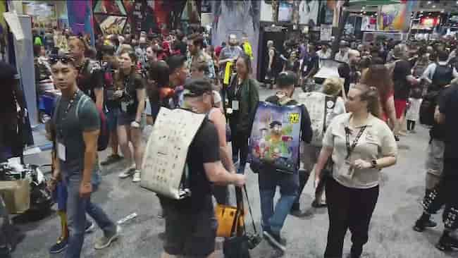 Outside Of San Diego Comic-Con, Actors Go On Strike