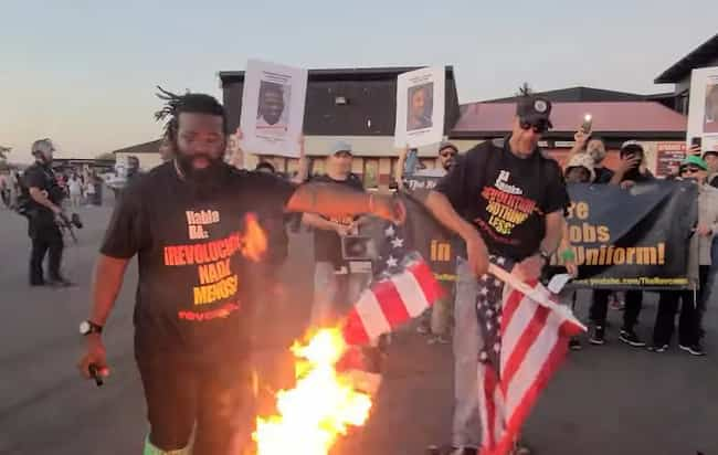 Communists Who Burned American Flags In Front Of Jason Aldean’s Show