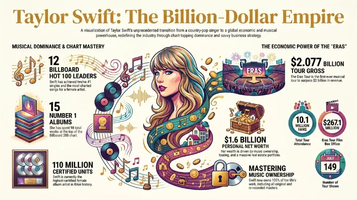 Taylor Swift Net Worth: Age, Height, Top Songs & Career 2 Taylor Swift Net Worth 6